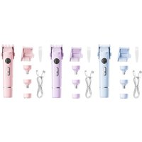 four in one women’shair remover:blue and purple/two