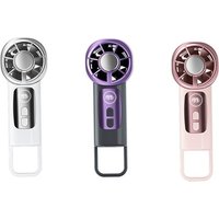 portable mini clip fan rechargeable usb cooling fan:white