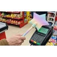 magic star payment wand for credit cards: white