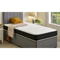zela hybrid sprung mattress: black/140cm x 200cm