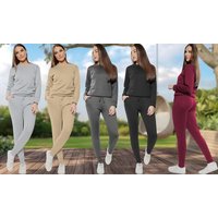 plain loungwear tracksuit: navy blue/xxl