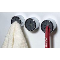 pack of six round adhesive plug holders: two