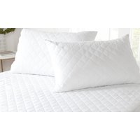 quilted pillow or extra deep mattress protector: pair of pillowcase protectors