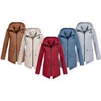 women’slightweight zip hooded windbreaker: navy blue/xl