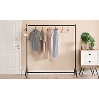 heavy duty metal clothes rail:6ft