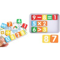 kids 85 piece magnetic mathematics educational toy: one