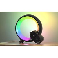 q shaped sunrise alarm clock: white mini/two