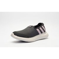 grey adidas cloudfoam breeze womens slip on shoes – size 4