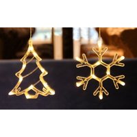 christmas led decorations: snowflake/three