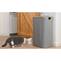 amos laundry basket with lid: square