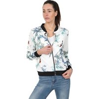 blu apparel floral bomber jacket:uk 10