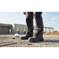 bks steel toe safety work boots: size 10