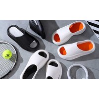 Non Slip Men Sliders: Style 2/Orange/UK 4-6 non slip men sliders: style 2/orange/uk 4 6