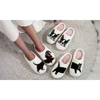 Pet-Themed Holiday Slippers: Dairy cow /UK 3-4 pet themed holiday slippers: dairy cow /uk 3 4