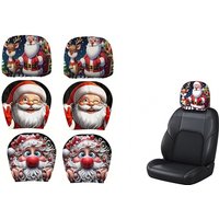 santa with bell and reindeer