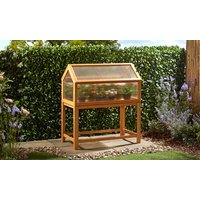 Garden Grow Raised Wooden Cold Frame with Optional Legs: Cold Frame (No Legs) garden grow raised wooden cold frame with optional legs: cold frame (no legs)