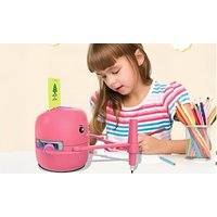 educational drawing robot for kids with word cards and voice interaction