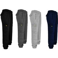 site king jogging bottoms: black/size l