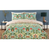 heritage easy care duvet set: single heritage duvet set/multi