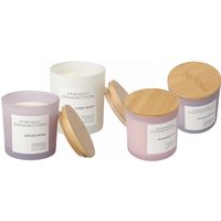 french connection pastel range scented candle: strawberry prosecco candle 331g (2 wick)