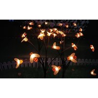 solar garden stake lights: style 1 (bee) colourful lights/10 heads
