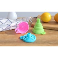 space saving collapsible kitchen funnel:blue/four