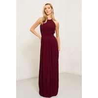 tfnc serene burgundy maxi dress