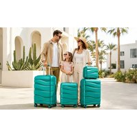 Suitcase Set: White/28 Inch suitcase set: white/28 inch