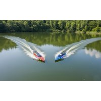 Boat with LED Lights - 2.4 GHz Remote Control Racing Boat: Red boat with led lights – 2.4 ghz remote control racing boat: red