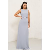 TFNC Halannah Grey Blue Maxi Dress tfnc halannah grey blue maxi dress