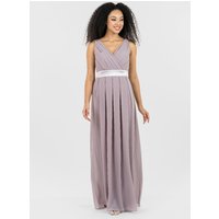 TFNC Kily Grey Lavender Fog Maxi Dress tfnc kily grey lavender fog maxi dress