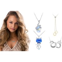 SC Crystal Women'sNecklace Collections: B4231-DORE sc crystal women’snecklace collections: b4231 dore