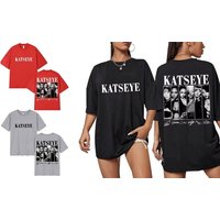 katseye inspired 100% cotton crewneck t shirt: khaki/3xl