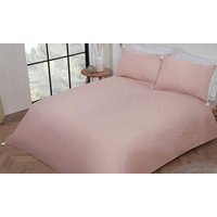 Boho Style Embroidered Tassels Duvet Set: Single/Blush Pink boho style embroidered tassels duvet set: single/blush pink