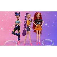 3-Piece Korean Pop Inspired Collectible Doll Figures 3 piece korean pop inspired collectible doll figures