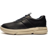 Navy Hush Puppies Baylor Men'sLeather Shoes - Size 10 navy hush puppies baylor men’sleather shoes – size 10