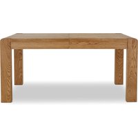 solvi extending dining table – extending dining table 160/210cm solid oak / oak veneer