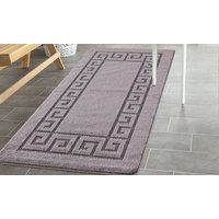 plain machine washable non slip door entrance mats:60x110cm / red