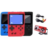 portable retro gaming console: 800 games/red/one