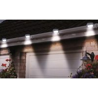 solar fence gutter lights: two/white