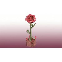 diy wooden flower bouquet 3d puzzle craft kit: daisy