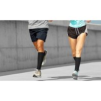 unisex compression socks: 3p unisex compression sock – black(three)/s m