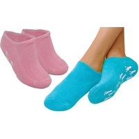 pro 11 wellbeing moisturising socks: pink/two pairs