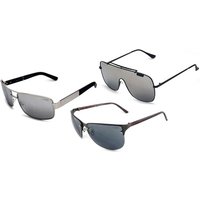 storm designer fashion mens sunglasses: storm round frame with metal insert sunglasses 9st684 3