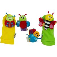 lamaze gardenbug wrist & foot rattles