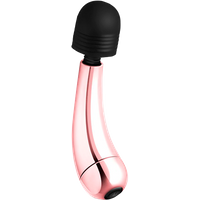 rosy gold nouveau mini curve massager