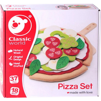 classic world pizza play set – 37 pieces