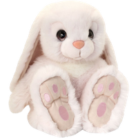 keel toys soft cuddly rabbit – white