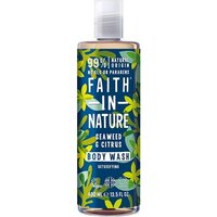 faith in nature seaweed & citrus body wash – 400ml