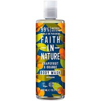 faith in nature grapefruit & orange body wash – 400ml